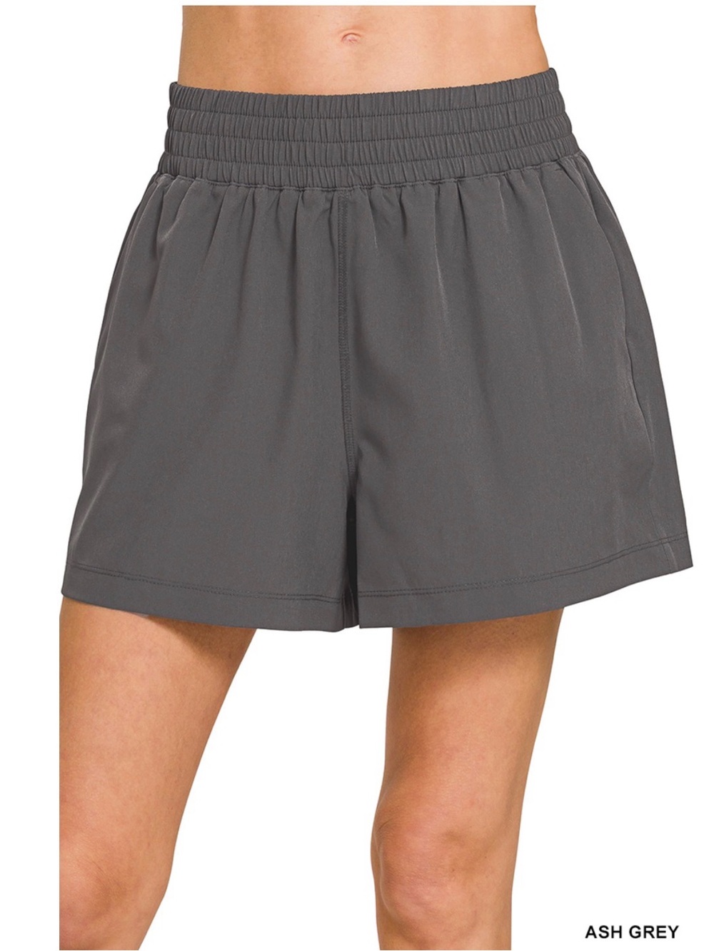 SOFT WOVEN LINED SHORTS WITH POCKET